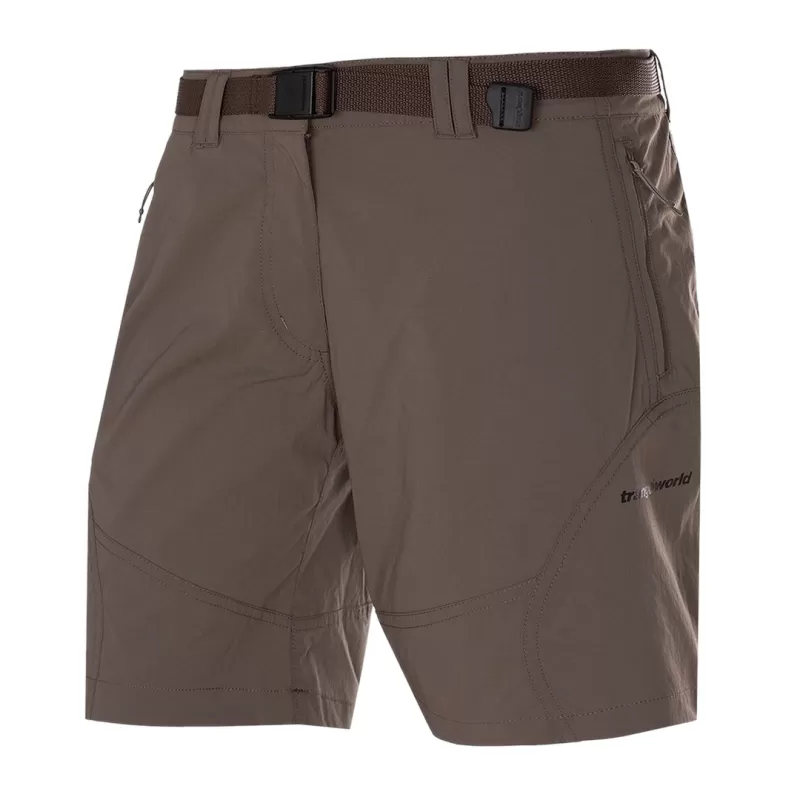 Shorts elásticos Trangoworld ASSY TH marrom
