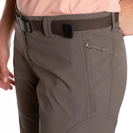 Shorts elásticos Trangoworld ASSY TH marrom