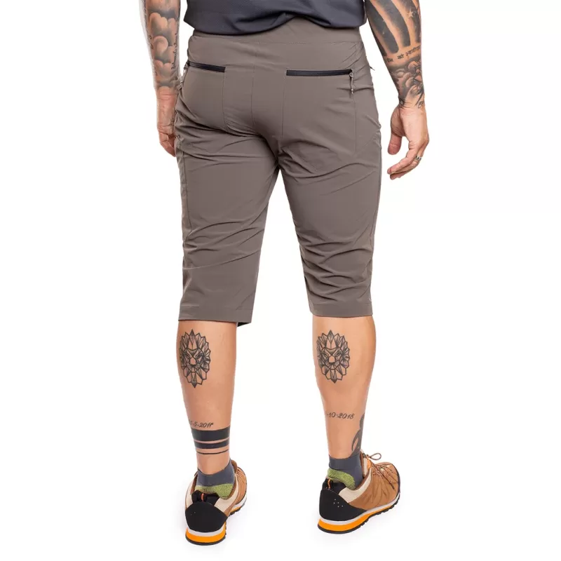 Trangoworld pantalon PIRATA SIERO MARRÓN BUNGEE