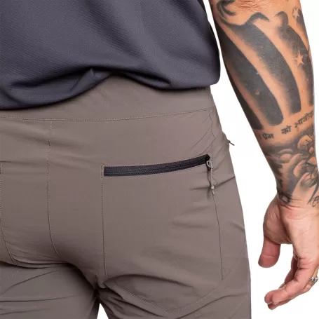 Trangoworld pantalon PIRATA SIERO MARRÓN BUNGEE