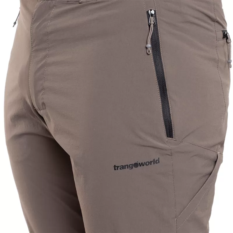 Trangoworld pantalon PIRATA SIERO MARRÓN BUNGEE
