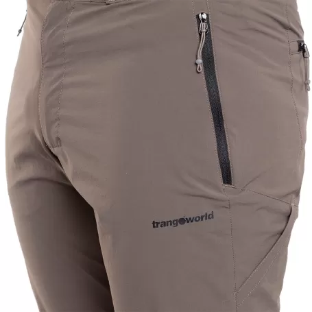 Trangoworld pantalon PIRATA SIERO MARRÓN BUNGEE