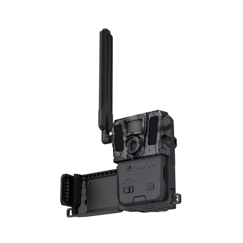 Câmera de captura fotográfica Hikmicro TRAIL CAMERA M15 4G com foto de 5 MP + vídeo 1080p. Detecção PIR de até 25 m. Conexão com o aplicativo HIKMICRO SIGHT.