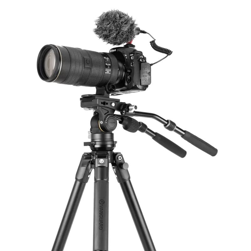 Alta Pro 3VL 303AV18 - Tripé de vídeo de alumínio, cabeça esférica Veo PV-18