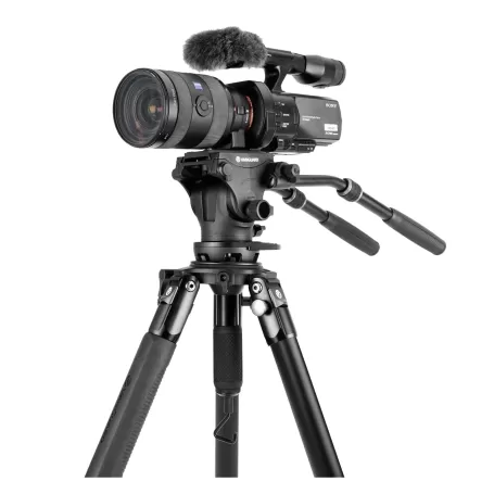 Tripé de vídeo de alumínio Alta Pro 3VRL 303AV20, cabeça esférica Veo PV-20