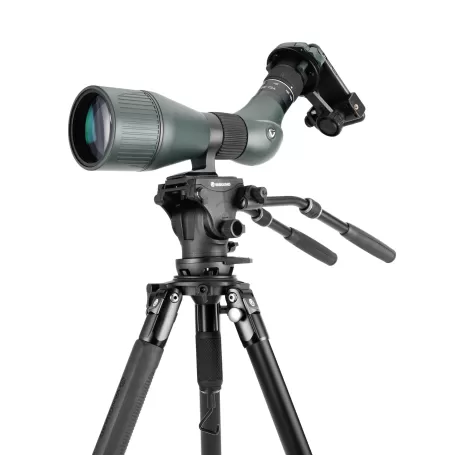 Tripé de vídeo de alumínio Alta Pro 3VRL 303AV20, cabeça esférica Veo PV-20