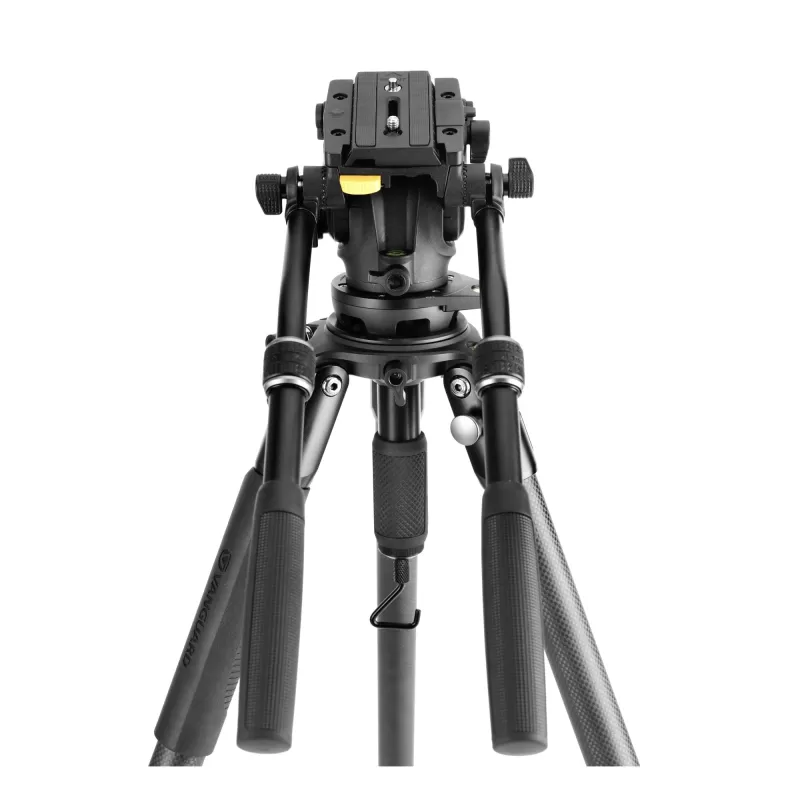 Tripé de vídeo de carbono Alta Pro 3VRL 303CV20, cabeça esférica Veo PV-20