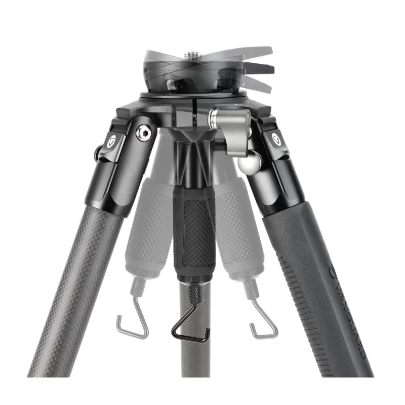 Tripé de vídeo de carbono Alta Pro 3VRL 303CV20, cabeça esférica Veo PV-20