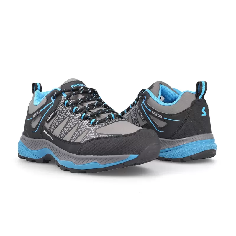 Calçado de Trekking Feminino Paredes Setenil Cinza