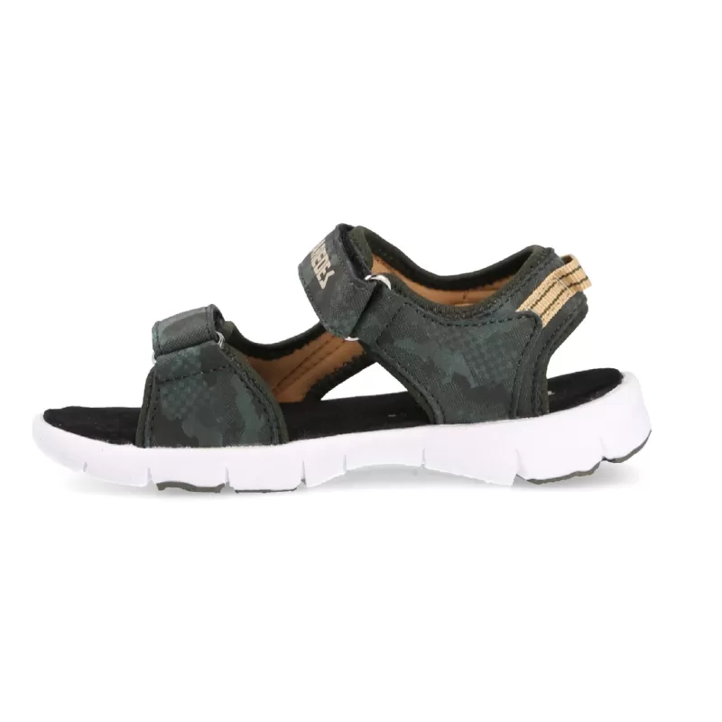 Sandálias de Verão Paredes para Meninos Rodas Caqui