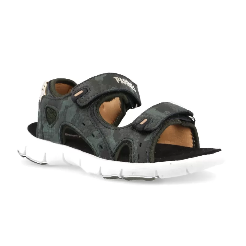 Sandálias de Verão Paredes para Meninos Rodas Caqui