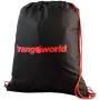 Trangoworld BOLSA MOCHILA LANER NEGRO/ROJO ANARANJADO