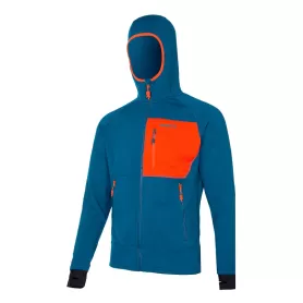 Trangoworld CHAQUETA TRX2 STRETCH PRO AZUL OSCURO/NARANJA