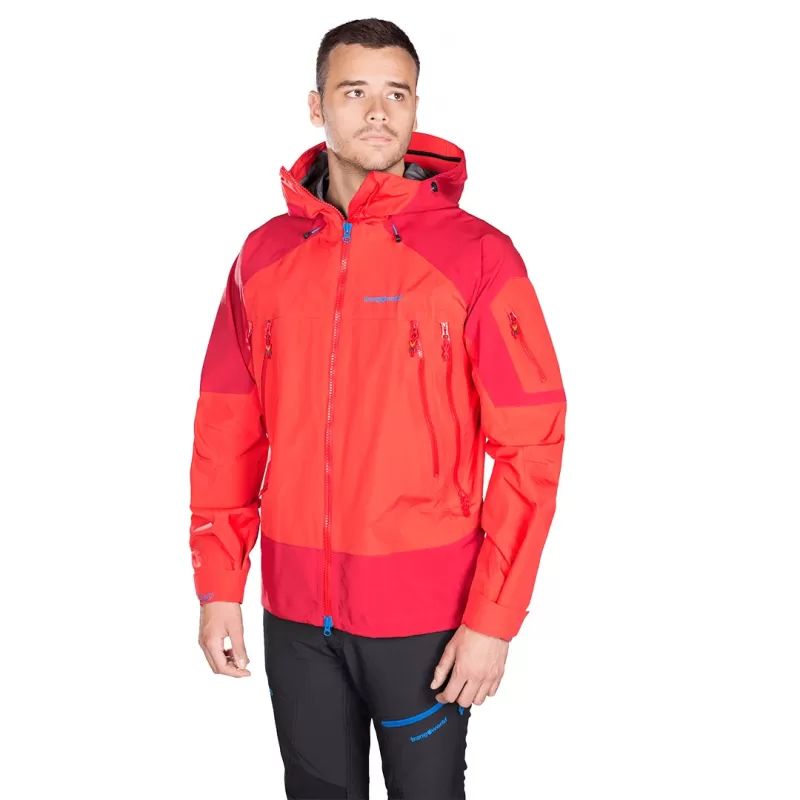 Trangoworld CHAQUETA TRX2 SHELL PRO ROJO/ROJO OSCURO