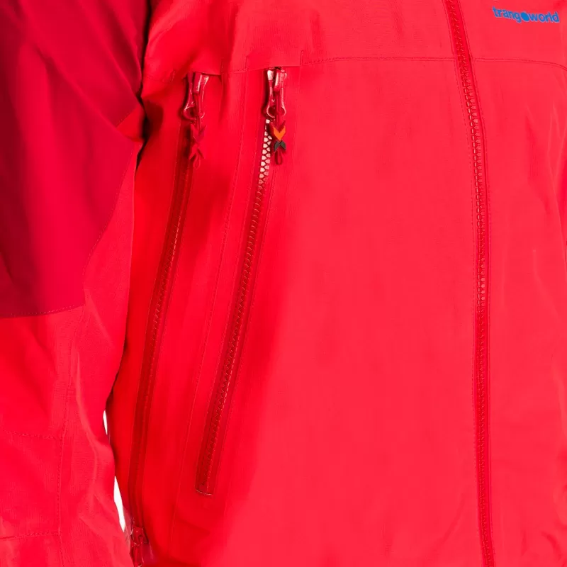 Trangoworld CHAQUETA TRX2 SHELL PRO ROJO/ROJO OSCURO