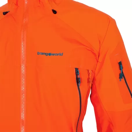 Trangoworld CHAQUETA TRX2 SHELL PRO NARANJA INTENSO