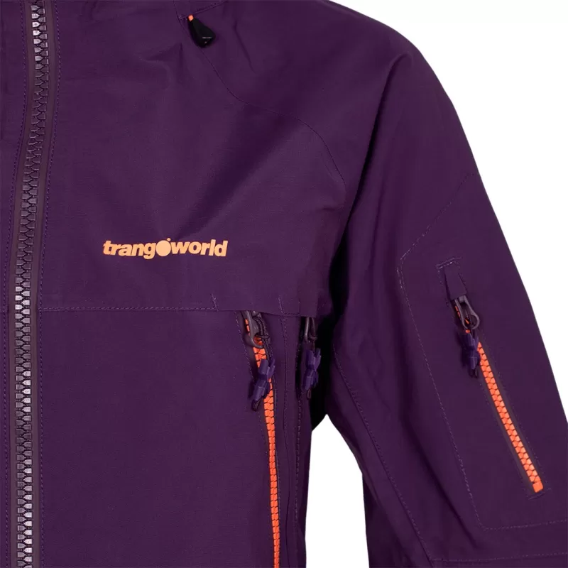 Trangoworld CHAQUETA TRX2 SHELL WM PRO MORADO/MORADO
