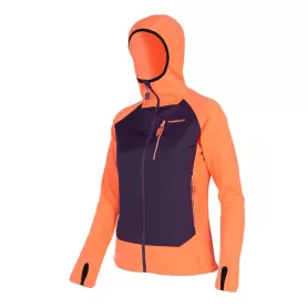 Trangoworld CHAQUETA TRX2 HYBRID LT WM PRO CORAL/MORADO