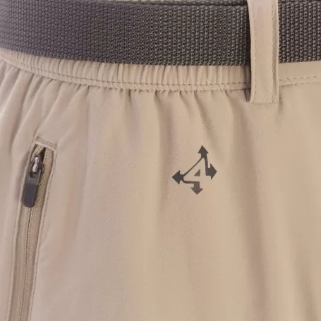 Trangoworld pantalon CORTO SERTO BEIGE