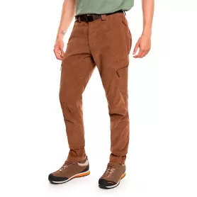 Trangoworld pantalon LARGO GOYM DC MARRÓN CLARO