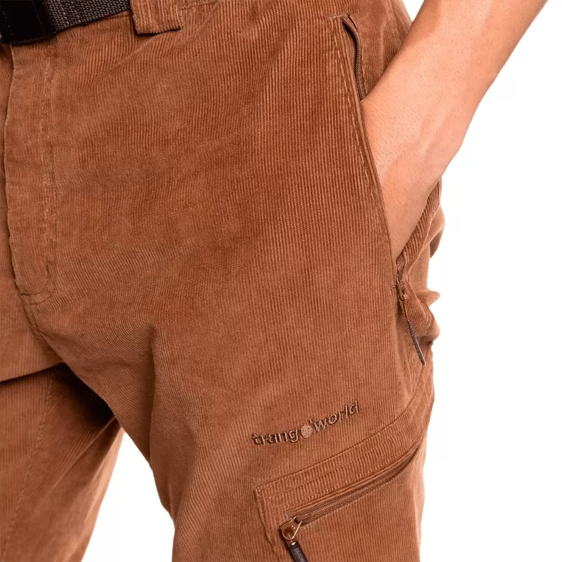 Calça comprida Trangoworld GOYM DC marrom claro