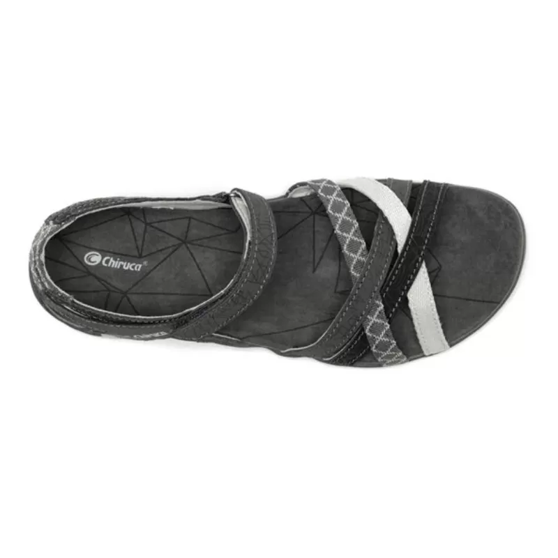 Chiruca MALIBU NEGRO/GRIS - Sandalias CHIRUCA Travel Sport