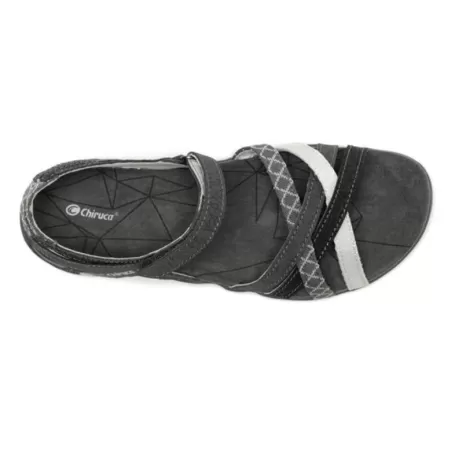 Chiruca MALIBU NEGRO/GRIS - Sandalias CHIRUCA Travel Sport