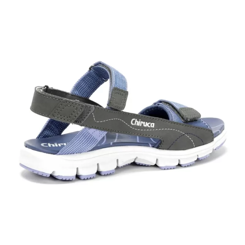 Chiruca FORMENTERA GRIS/AZUL - Sandalias CHIRUCA Travel Sport