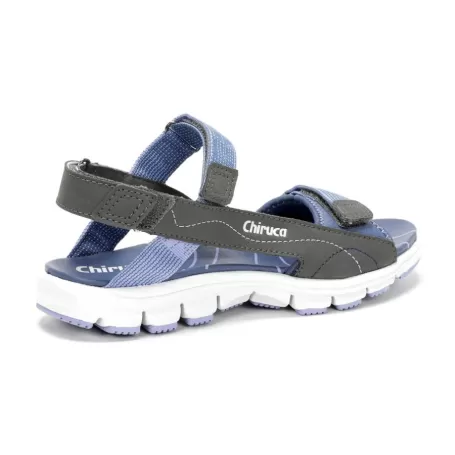 Chiruca FORMENTERA GRIS/AZUL - Sandalias CHIRUCA Travel Sport