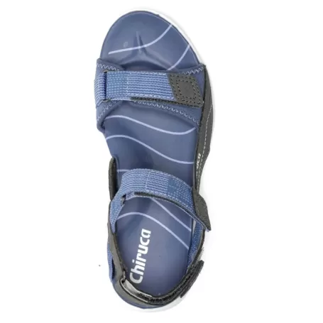 Chiruca FORMENTERA GRIS/AZUL - Sandalias CHIRUCA Travel Sport