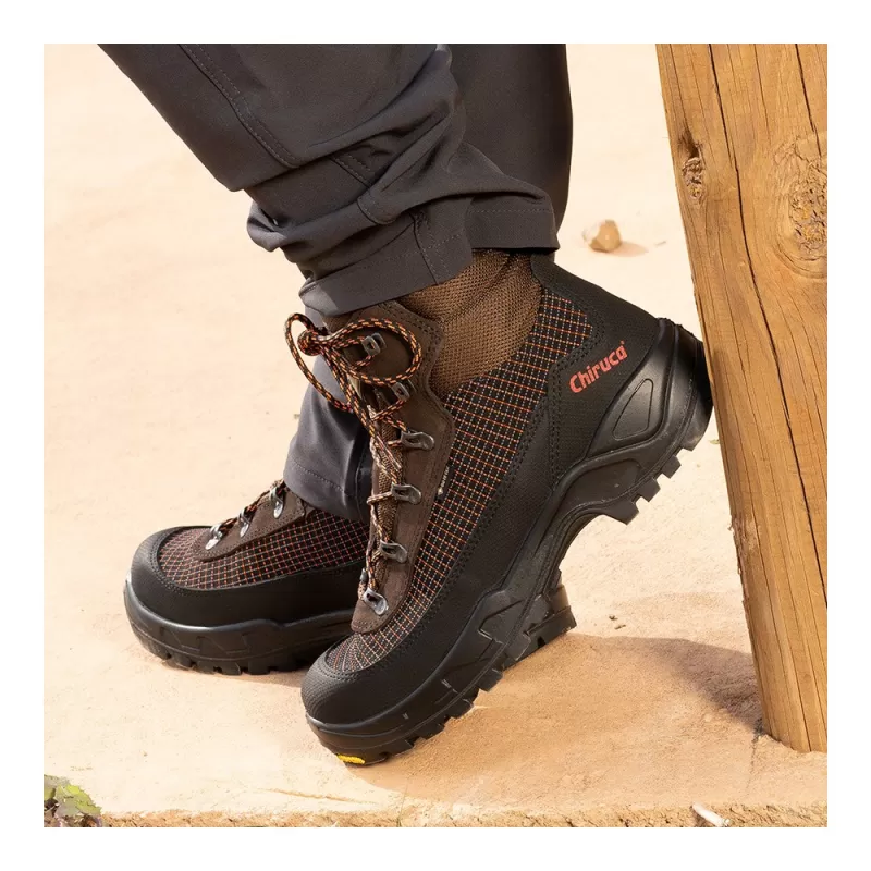 CHIRUCA JAGUAR  GORE-TEX VIBRAM MARRON NARANJA