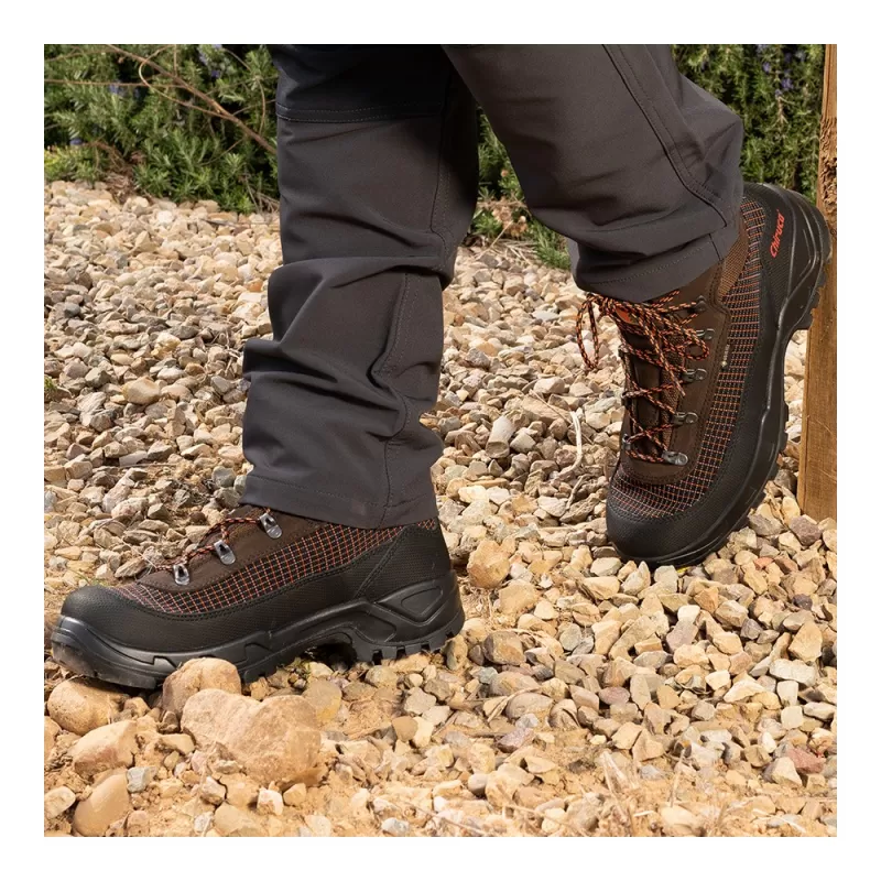 CHIRUCA JAGUAR  GORE-TEX VIBRAM MARRON NARANJA
