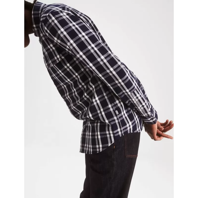 Camisa Aigle Shaporam Azul Marinho
