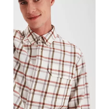Camisa vermelha Aigle Shaporam