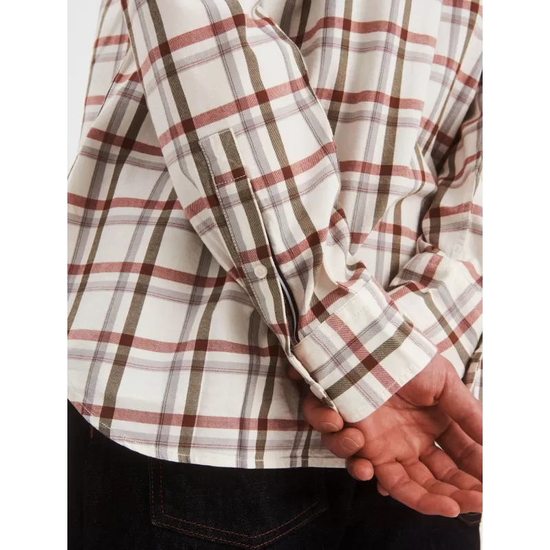 Camisa vermelha Aigle Shaporam