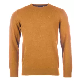 Barbour Essential Lambswool Crew Neck Dark cooper
