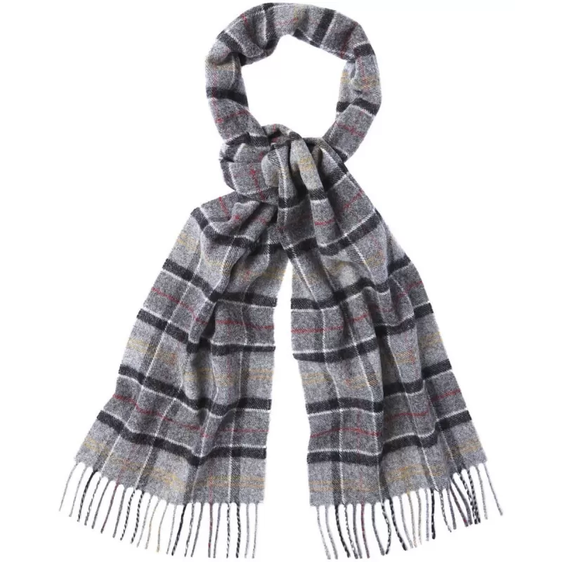 Lã de cordeiro xadrez - USC0001 - Barbour - Cachecóis BARBOUR