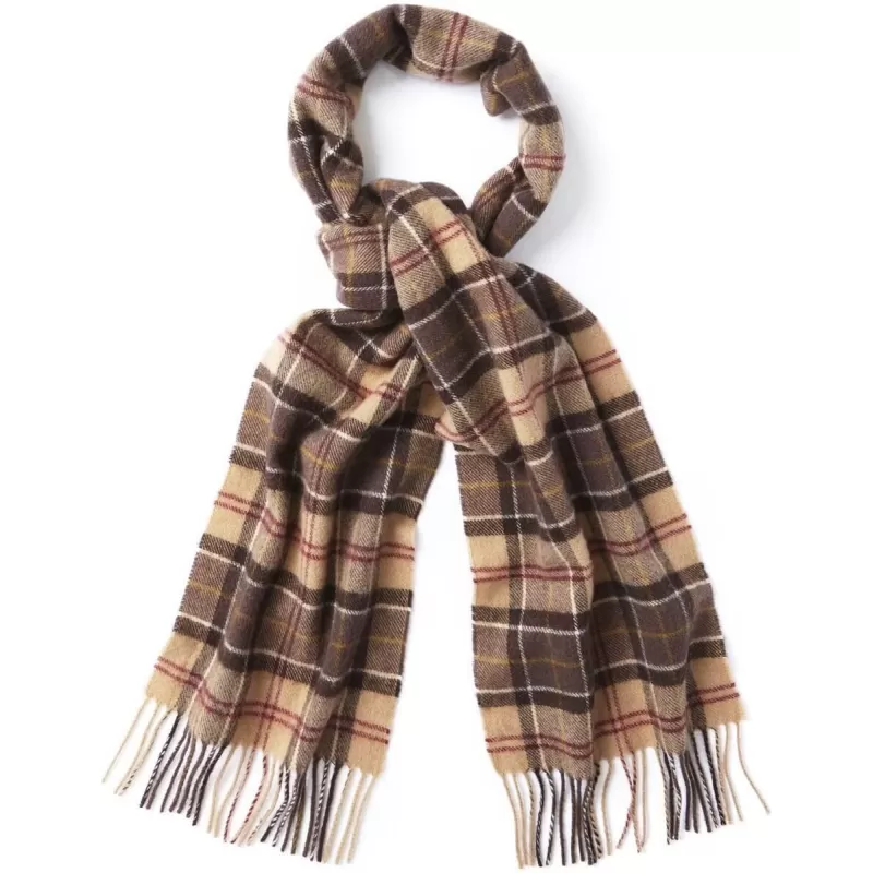 Lã de cordeiro xadrez - USC0001 - Barbour - Cachecóis BARBOUR