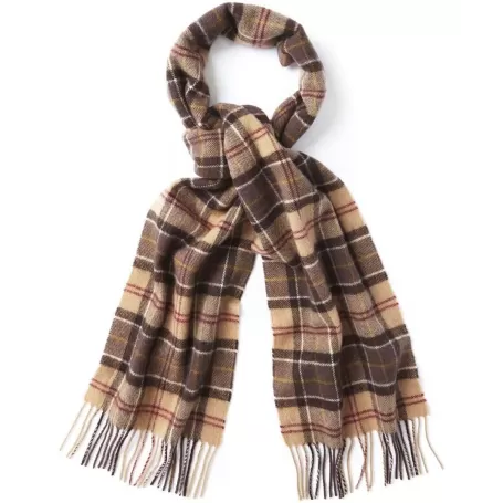 Lã de cordeiro xadrez - USC0001 - Barbour - Cachecóis BARBOUR