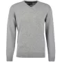 Barbour Essential lambswool V Neck Grey marl