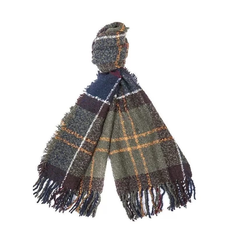 Barbour Tartan Boucle Clássico - Lenços BARBOUR Barbour Tartan Boucle Clássico - Lenços BARBOUR