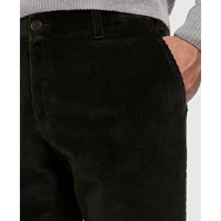 Calça Barbour Cardiff Veludo cotelê BT21882503 Verde - Calça BARBOUR