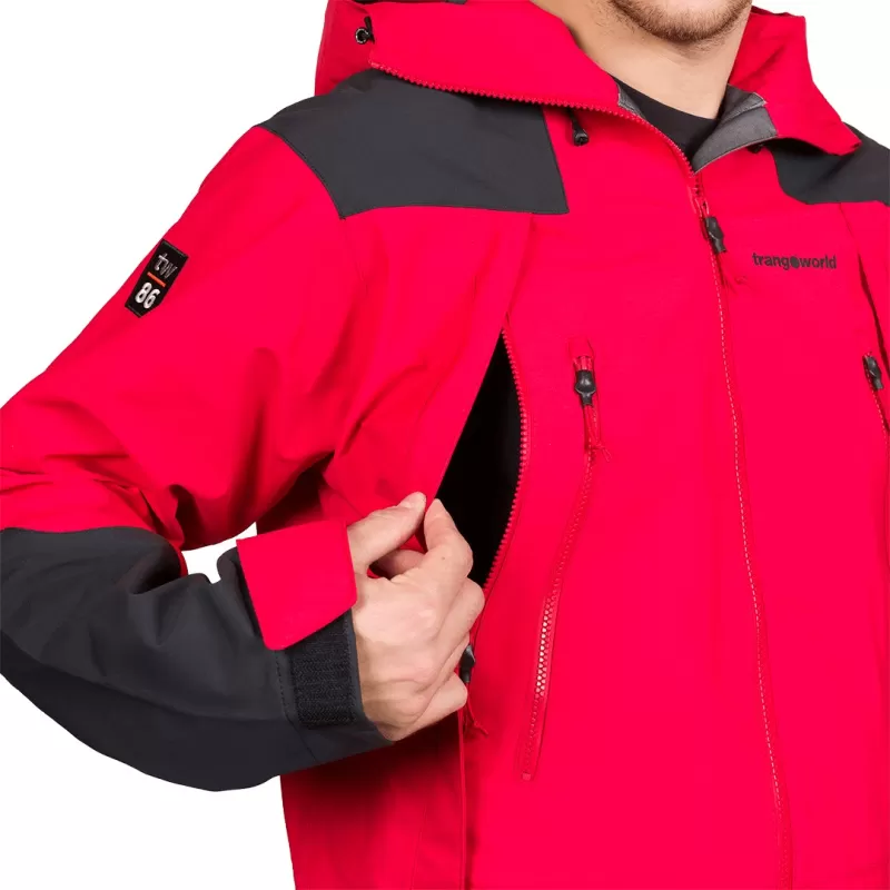 JAQUETA TEMPEST TW86 VERMELHA/PRETA