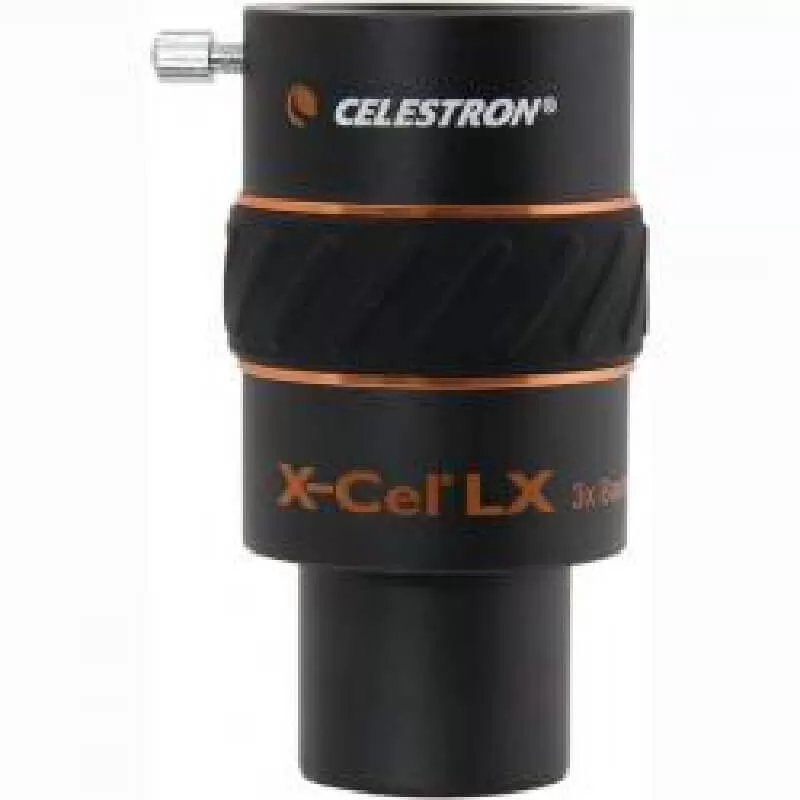 Lente Barlow 3x X-CEL LX - CE93428 - Celestron - Lentes Barlow Celestron