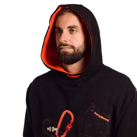 SUDADERA DISCONNECT NEGRO