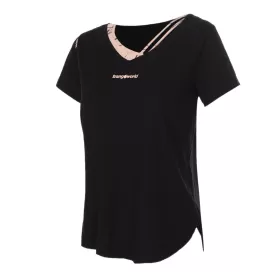 CAMISETA GARBI COMB NEGRO/ROSA