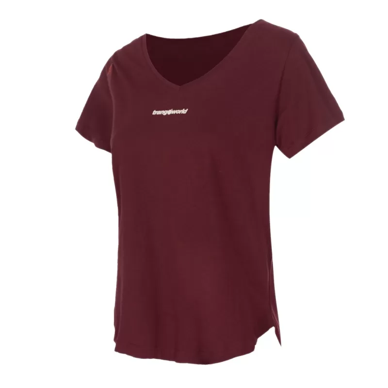 CAMISETA GARBI COMB BURDEOS/ROSA
