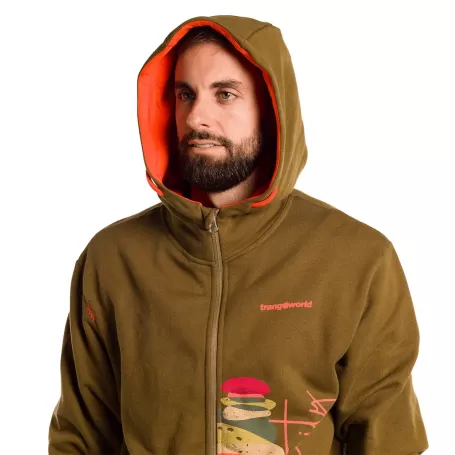 SUDADERA DISCONNECT KAKI