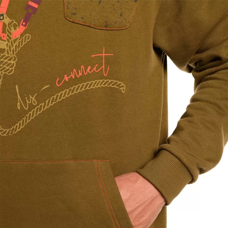 SUDADERA DISCONNECT KAKI