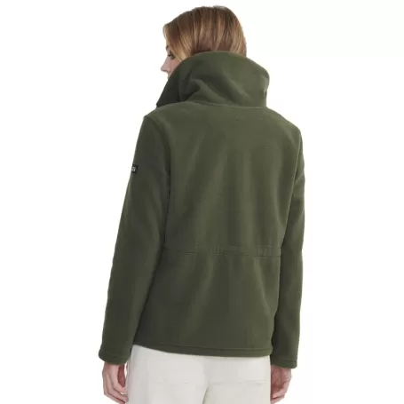 Jaqueta Aigle Bimaterial Verde Fleece